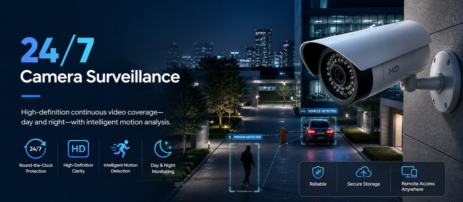 24/7 surveillance camera